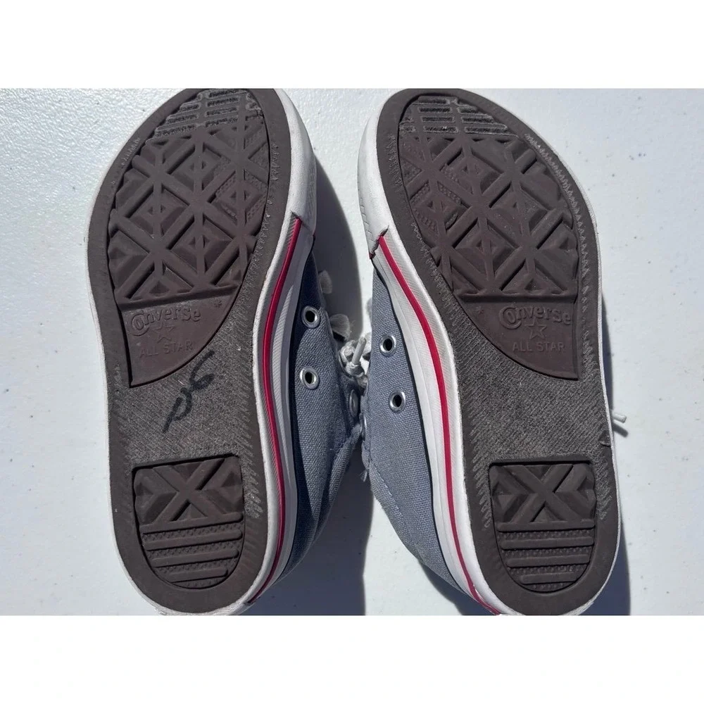 Converse All Star Kids Size 12 Blue Grey‎ Low Top Sneaker